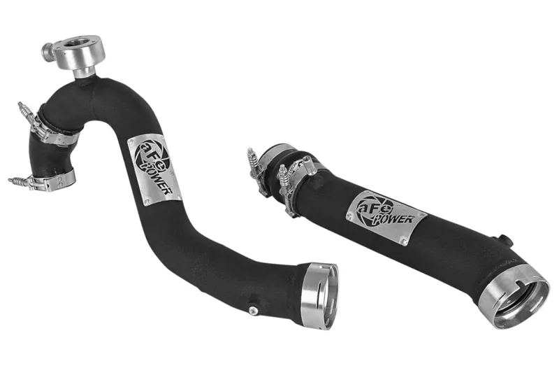 2019-2023 Ford Ranger 2.3L EcoBoost aFe Black Intercooler Tubing Kit - Black | 46-20384-B