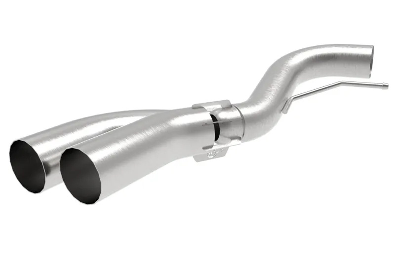 2018-2020 Ford F150 3.0L Powerstroke aFe Rebel Series 3-1/2 inch Polished Pre-Tire Exit DPF-Back Kit | 49-43108-P