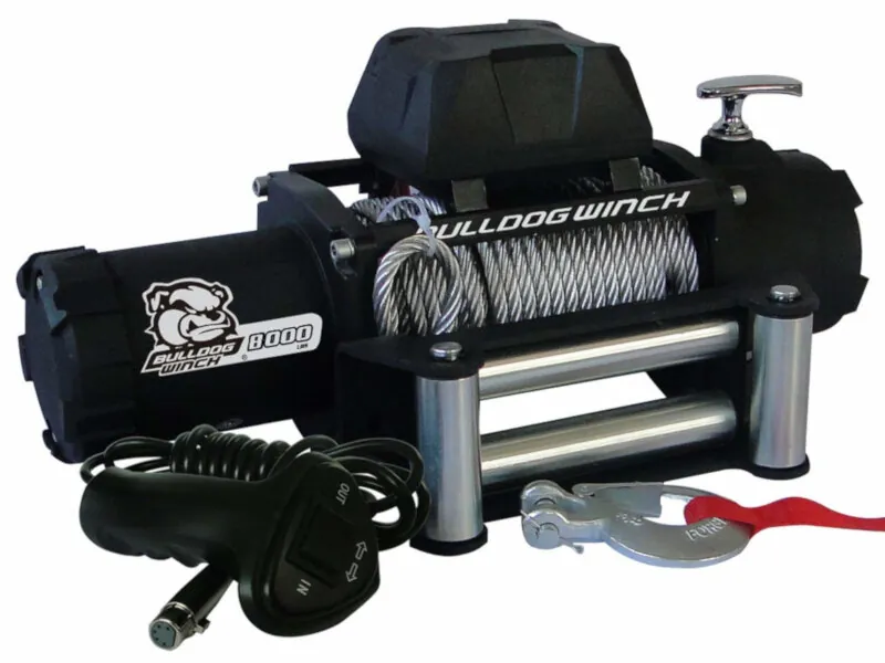 Bulldog Winch 8000lb Standard Winch with Wire Rope | 10041