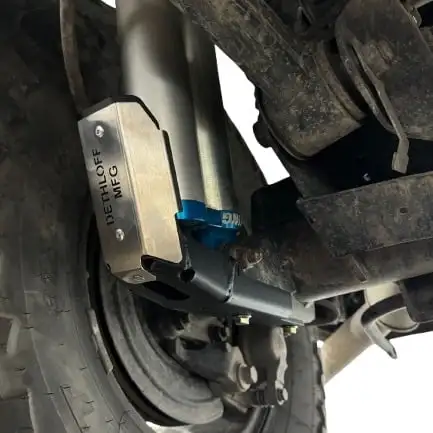 Dethloff HD Rear Shock Guards 14-25 Ram 6.7L Cummins 2500/3500