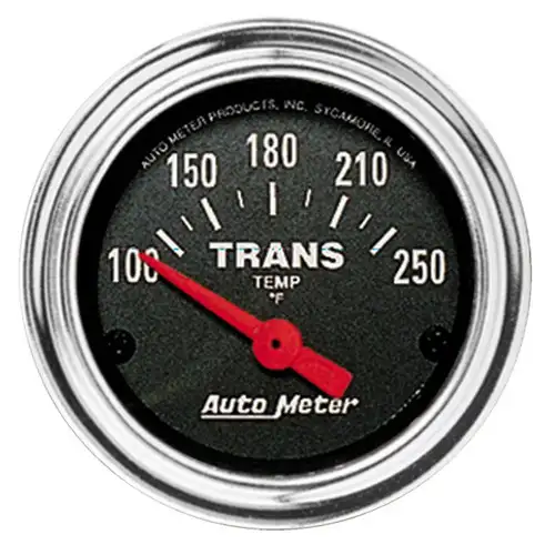 AutoMeter GAUGE, TRANS TEMP, 2 1/16", 100-250°F, ELECTRIC, TRADITIONAL CHROME 2552