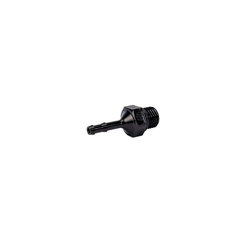 Fleece Performance Injector Return Line -4AN to 3/32" ID Hose Barb 11-24 Ford 6.7L Powerstroke