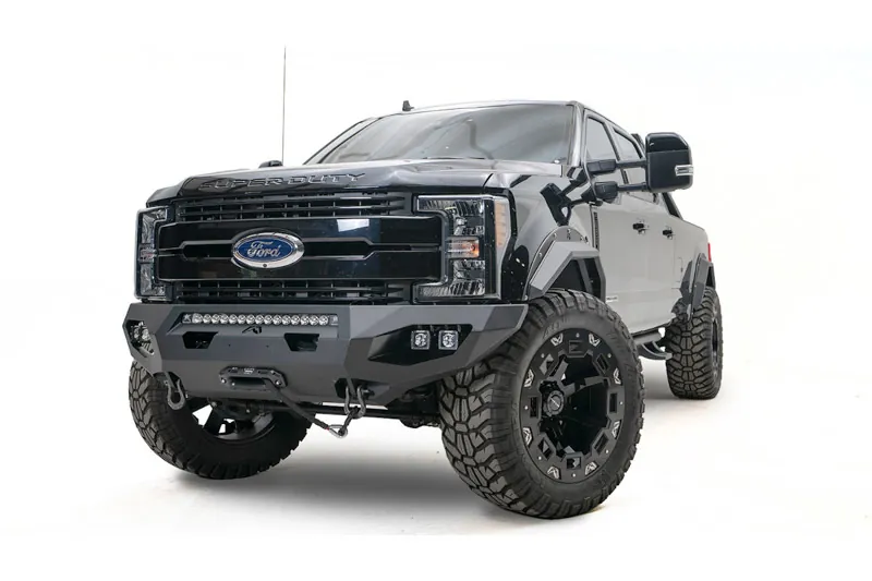 2017-2022 Ford F250 & F350 Fab Fours Matrix Open Fender Front Bumper | FS17-X4151-1
