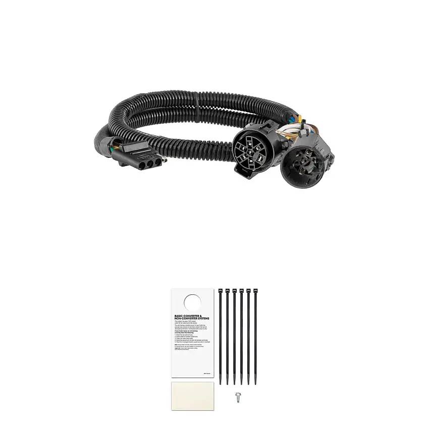 CURT Replacement OE 4-Way Flat Socket (T's into USCAR) Trailer Connector Kit
