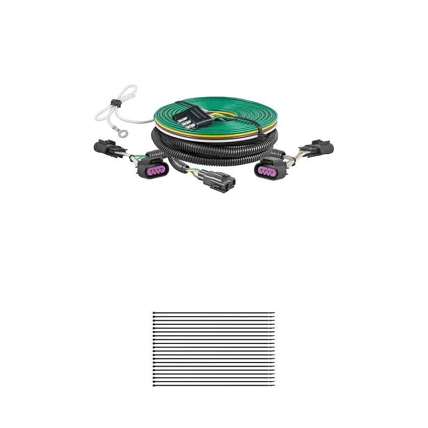 CURT Custom Towed-Vehicle RV Wiring Harness, Select Dodge Durango Trailer Connector Kit