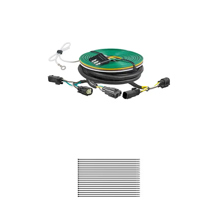 CURT Custom Towed-Vehicle RV Wiring Harness, Select Buick Envision Trailer Connector Kit