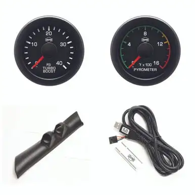 Isspro EV2 Pillar Kit With Pyrometer and Turbo Boost 94-97 Dodge/Ram 5.9L Cummins