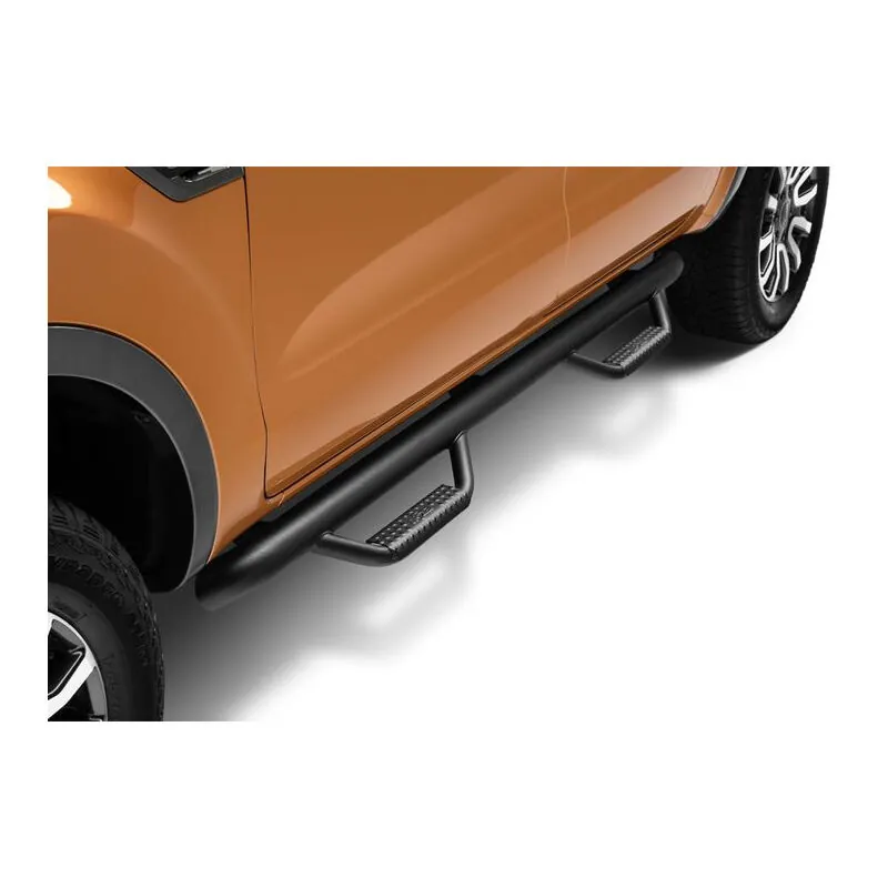 2019-2024 Ford Ranger SuperCrew N-Fab Cab-Length Nerf Bars (Textured Black) | F1981CC-TX
