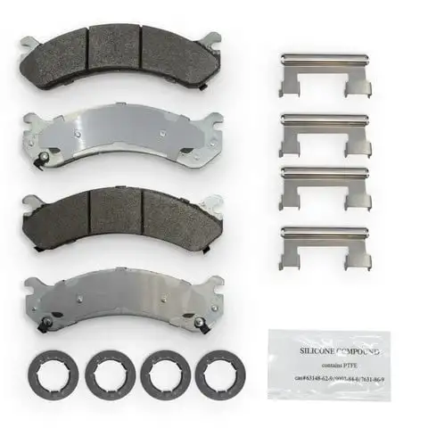 NRS Galvanized Disc Brake Pad Set Front 01-10 GM 2500HD/3500