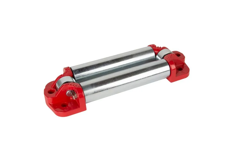 Rugged Ridge Red 4-Way Roller Fairlead | 11238.52