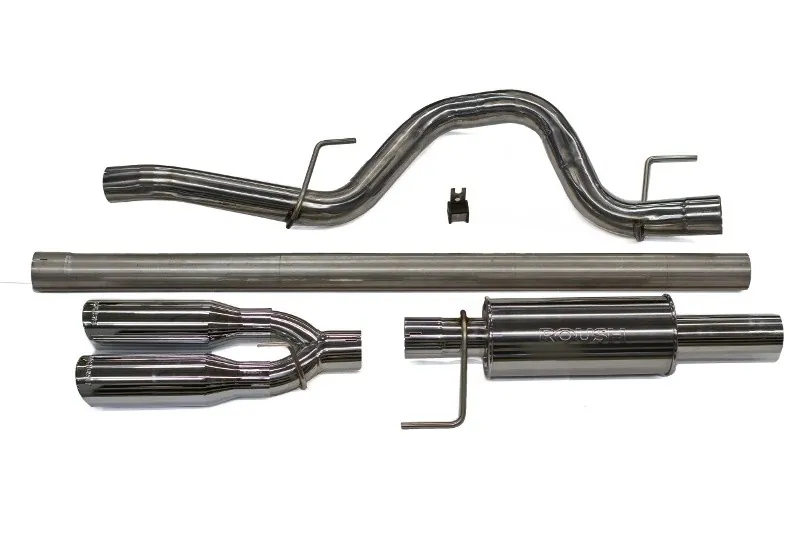 2011-2014 Ford F150 Roush Rear-Exit Cat-Back Exhaust Kit (Stainless) | 421248