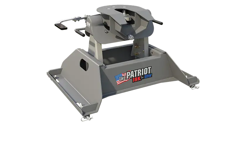 B&W Patriot 20K 5th Wheel Hitch Base Mounts to Rails RVK3255