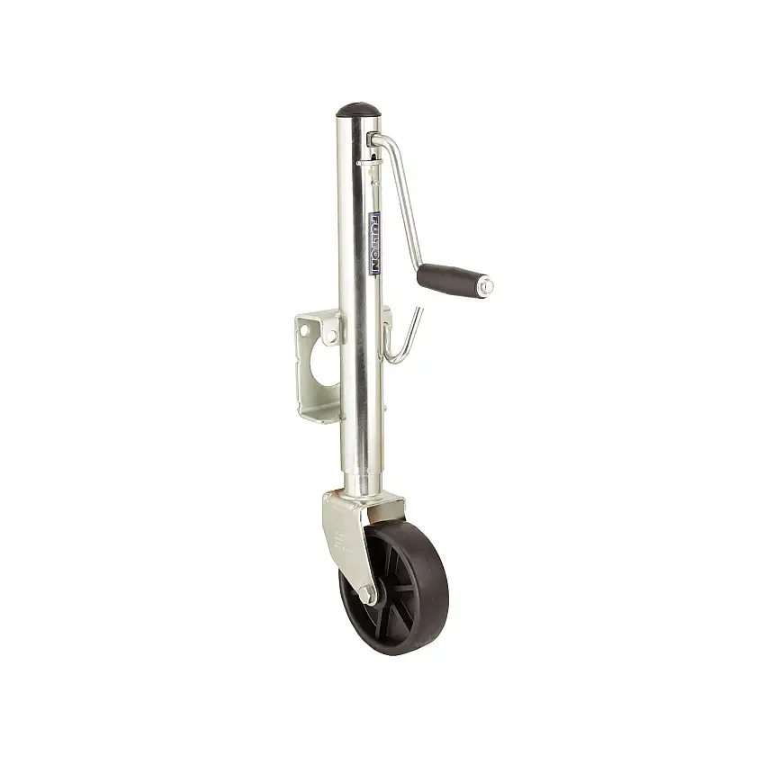 Fulton Marine Trailer Jack, 1,200 lbs. Lift Capacity, Side Wind, Weld-On Side Mount, 10 in. Travel FLTJ120W0301