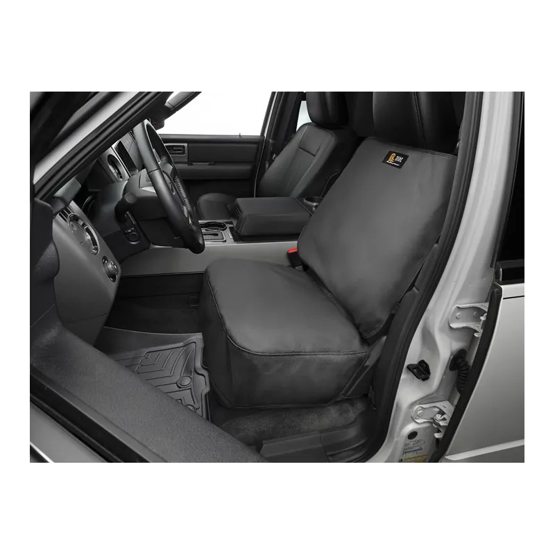 2019-2025 Ford Ranger WeatherTech Black 1st Row Bucket Seat Protector | SPB002CH