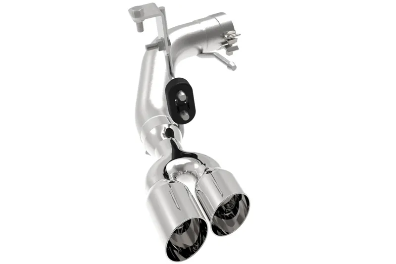 2019-2023 Ford Ranger 2.3L EcoBoost aFe Rebel Muffler Delete Kit - Polished Tips | 49-33110-P