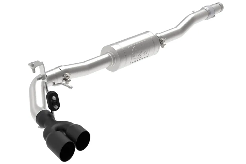 2019-2023 Ford Ranger 2.3L EcoBoost aFe Rebel Cat-Back Kit - Black Tips | 49-33111-B