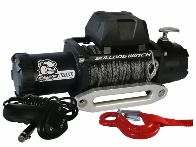 Bulldog Winch 9500lb Standard Winch with Synthetic Rope | 10045