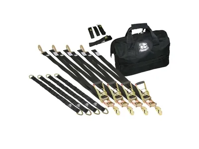 Bulldog Winch 13pc Ratcheting Tie-Down Strap Kit | 20350