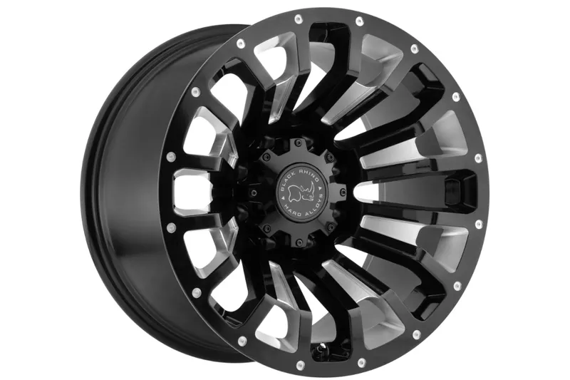 1999-2025 Ford F250 & F350 Black Rhino Pinatubo 18x9.5 inch Wheel Gloss Black (-18mm Offset) | 1895PNT-88170B25