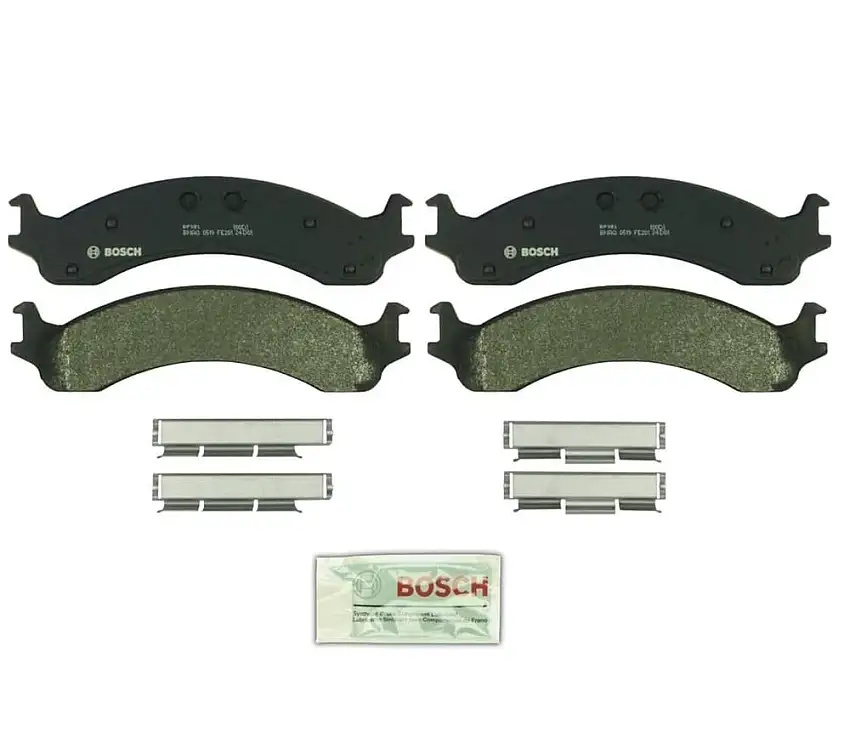 Bosch QuietCast Semi-Metallic Front Brake Pads 02 Dodge 2500 With Wear Sensor
