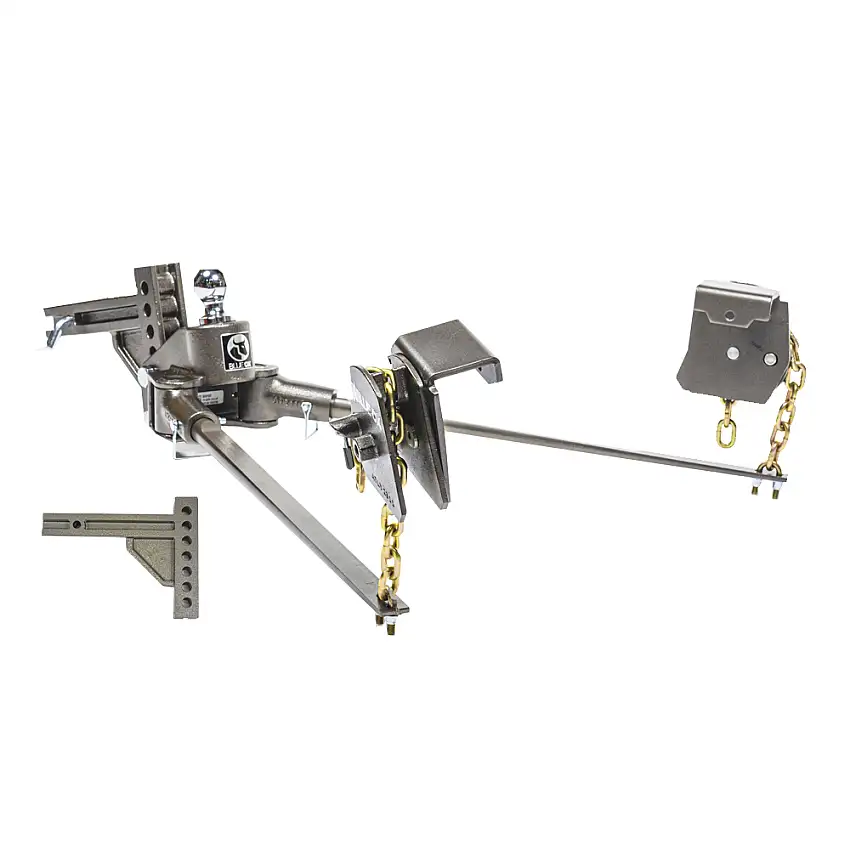 BlueOx 20K, 350 lbs TW, SwayPro Weight Distributing Hitch, 2" Recievers 9-hole/9 receiver stinger BXW0350