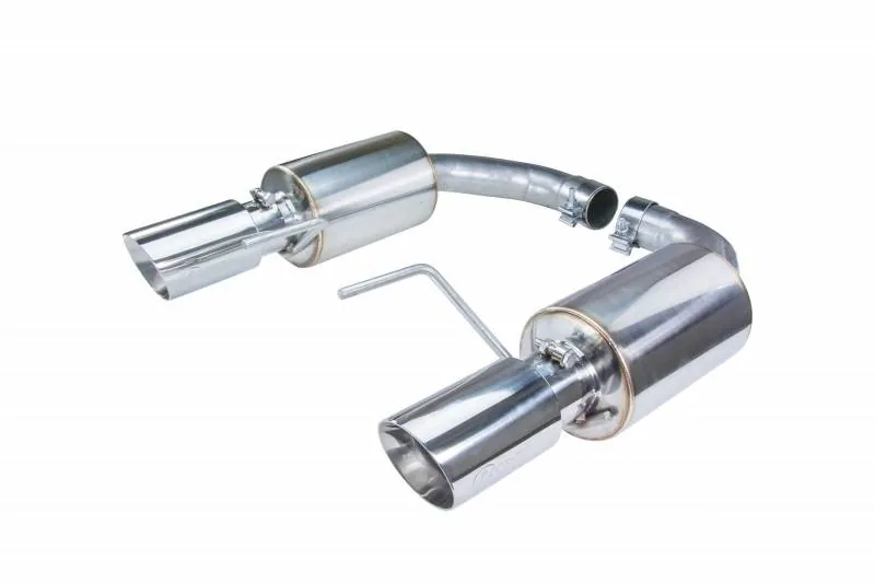 2015-2017 Ford Mustang GT Pypes SP Touring Axle-Back Exhaust System (Polished Tips) | SFM82MS