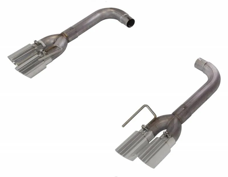 2018-2023 Ford Mustang GT Pypes Phantom Series Axle-Back Exhaust System (Polished Tips) | SFM88MS