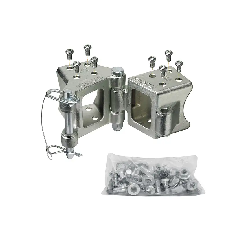 Fulton 3" x 3" 5,000 lbs. Bolt-On Fold-Away Hinge Kit Trailer Tongue Frame HDPB330301