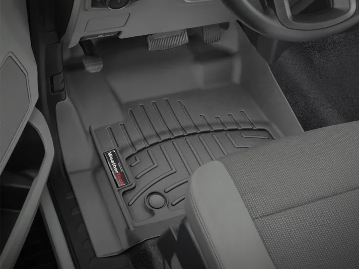 2017-2026 Ford F250 & F350 Regular Cab WeatherTech Driver & Passenger Front FloorLiners Black | 4410541V