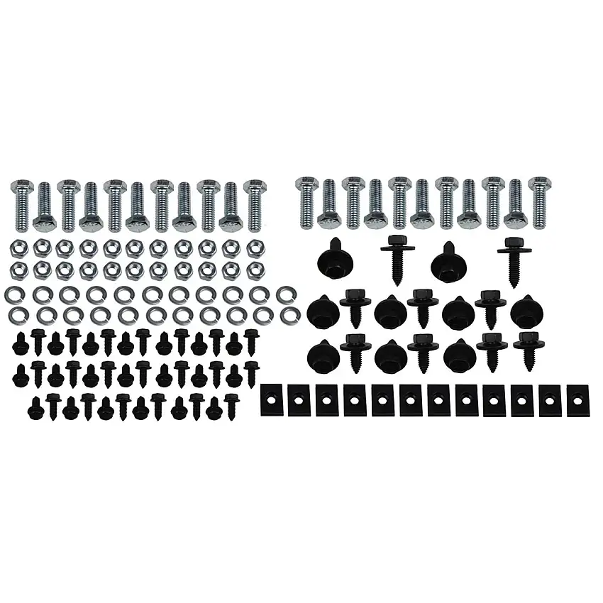 1962-67 Chevrolet Chevy II Nova Front Sheet Metal Mounting Hardware 104pc