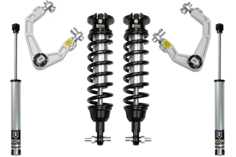 2019-2023 Ford Ranger 4WD ICON 0-3.5 inch Lift Kit Stage 2 with Billet UCA | K93202