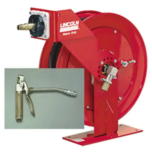 Heavy-Duty Hose Reel Grease Assembly With Universal Swivel And Control Valve