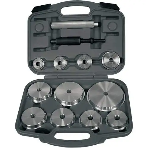 Pneumatic Bearing Race & Seal Driver Set, 11 Drivers