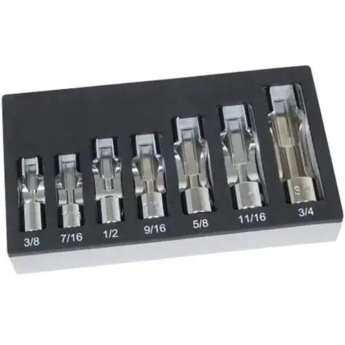 7-Piece SAE Flare Nut Socket Set