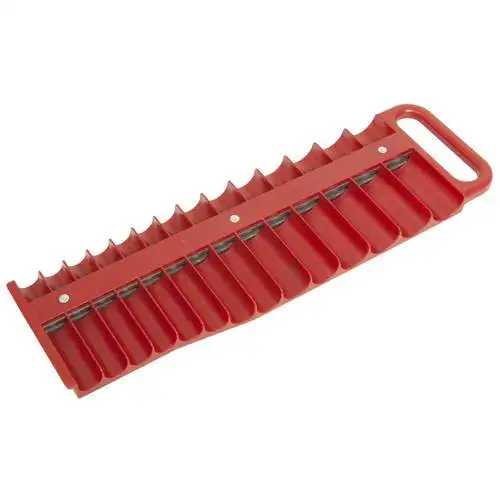 3/8 Inch Magnetic Socket Holders - Red