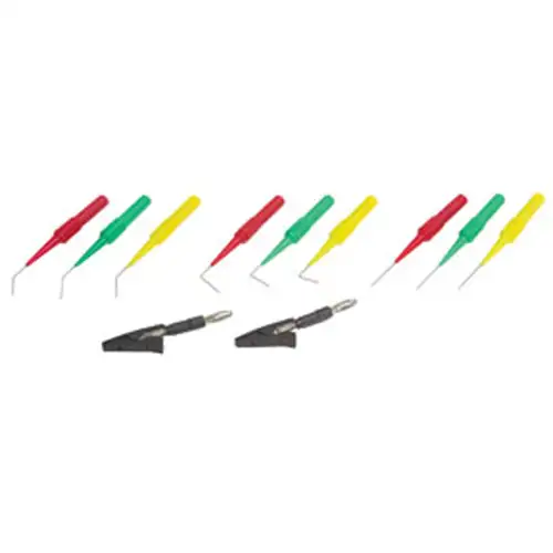 11Pc Back Probe And Alligator Clip Set