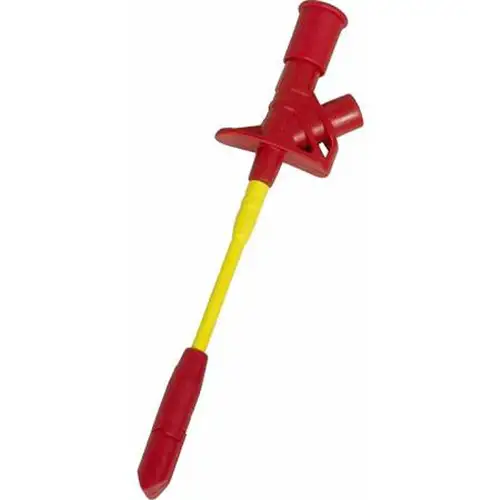 Multimeter Test Probe 4mm Female 2mm Tip Red