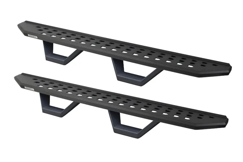 2015-2026 Ford F150 & Raptor SuperCrew Go Rhino RB20 Powder Coated Running Boards with Drop Steps | 6941558720PC