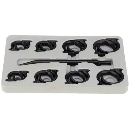 16 Piece Metric Shockit™ Line Wrench Set for Automotive/Hydraulic Line Fittings