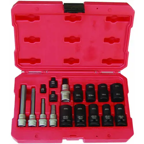 17 Piece Foreign and Domestic Brake Caliper Socket Kit