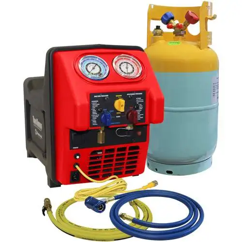 Spark-Free Twin Turbo Refrigerant Recovery Machine for R1234yf
