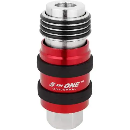 5 In ONE® Universal Coupler with Safety Exhaust Quick-Connect