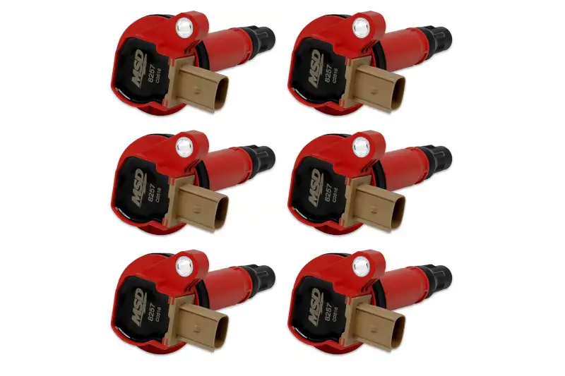 2011-2014 Ford F150 3.5L EcoBoost MSD Red Coil Packs (Set of 6) | 82576