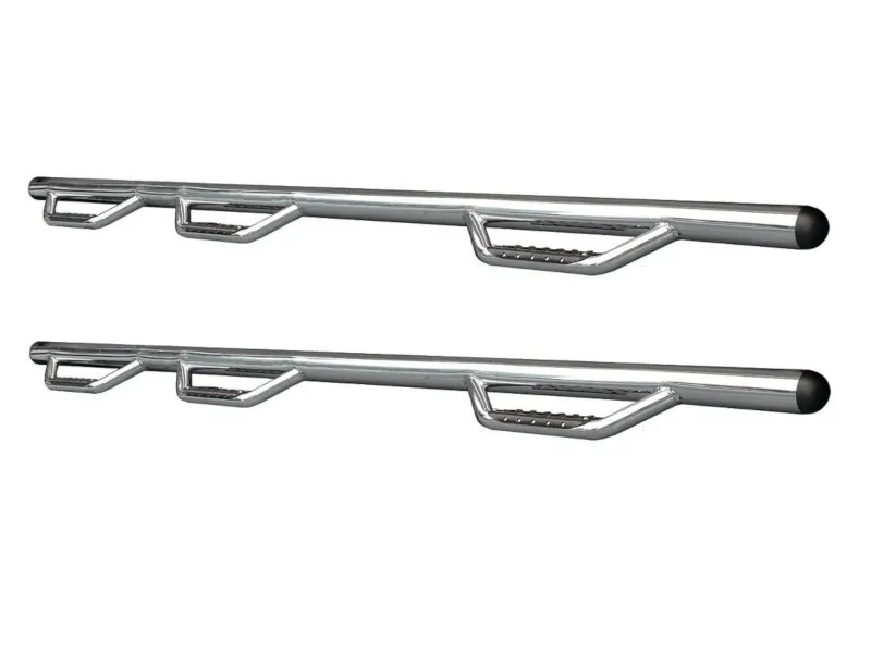 2015-2026 Ford F150 SuperCrew 5.5ft Bed Go Rhino Dominator D3 Wheel-to-Wheel Side Steps (Polished) | D362551PS