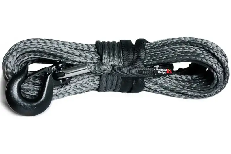 Rugged Ridge 100' x 23/64 inch Synthetic 16,550lb Winch Line | 15102.14