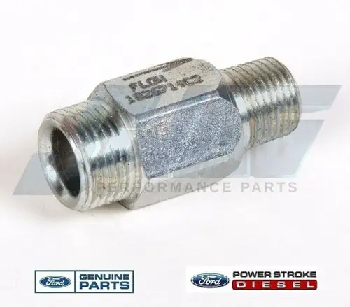 99-03 Ford 7.3 7.3L Powerstroke Diesel Fuel Supply Line Fitting / Check Valve F81Z-9B254-AA