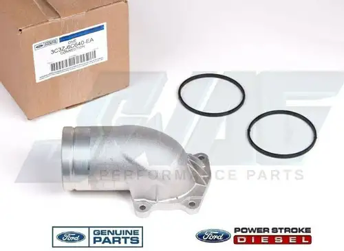 03-04 Ford 6.0 6.0L Powerstroke Diesel Air Intake Elbow & Gasket - Top of Intake