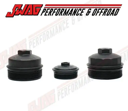 03-10 6.0L Powerstroke Genuine Oil Filter & Both Upper & Lower Fuel Filter Caps*