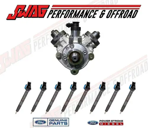 Genuine OEM Ford HPFP CP4 & Injector Set For 11-14 Ford 6.7L Powerstroke