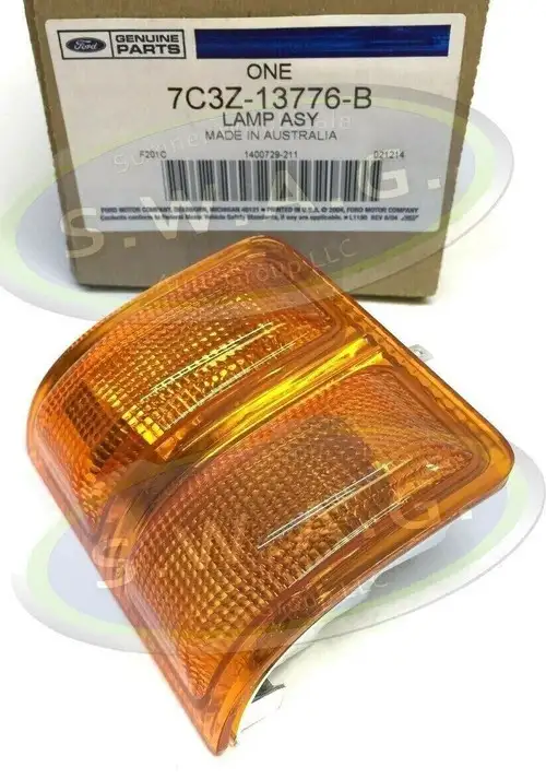 08-15 Ford Super Duty L/H Left Driver Side Mirror Amber Reflector Lens 13776
